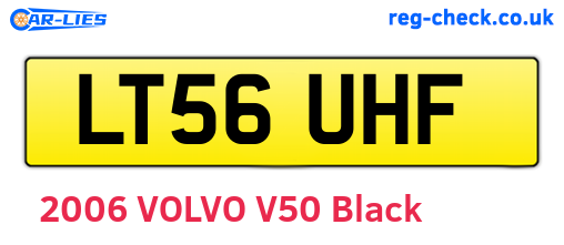 LT56UHF are the vehicle registration plates.