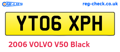 YT06XPH are the vehicle registration plates.