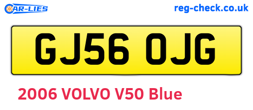 GJ56OJG are the vehicle registration plates.