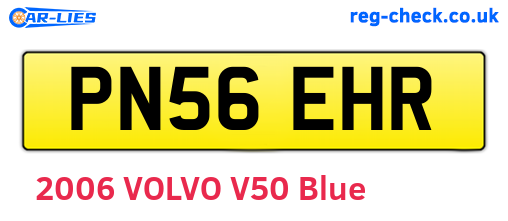 PN56EHR are the vehicle registration plates.