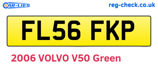 FL56FKP are the vehicle registration plates.