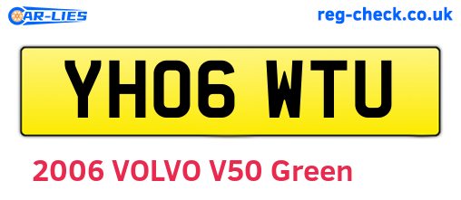 YH06WTU are the vehicle registration plates.