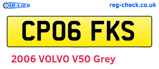 CP06FKS are the vehicle registration plates.