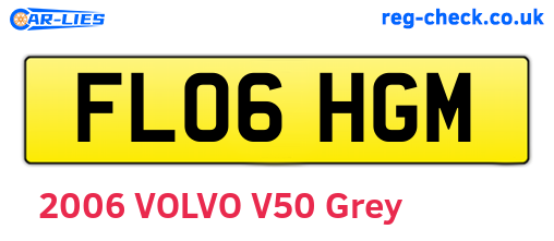 FL06HGM are the vehicle registration plates.