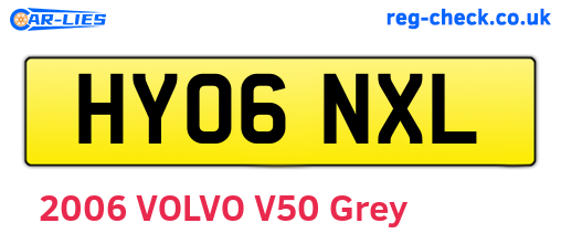 HY06NXL are the vehicle registration plates.