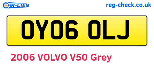 OY06OLJ are the vehicle registration plates.