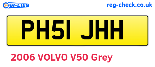 PH51JHH are the vehicle registration plates.
