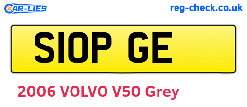 S10PGE are the vehicle registration plates.