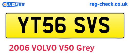 YT56SVS are the vehicle registration plates.