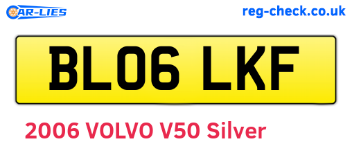 BL06LKF are the vehicle registration plates.