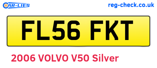 FL56FKT are the vehicle registration plates.