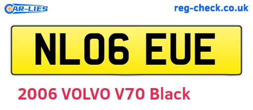 NL06EUE are the vehicle registration plates.