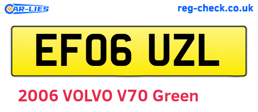 EF06UZL are the vehicle registration plates.