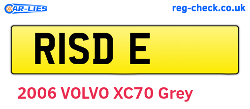 R1SDE are the vehicle registration plates.