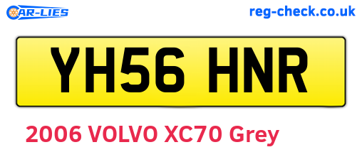 YH56HNR are the vehicle registration plates.