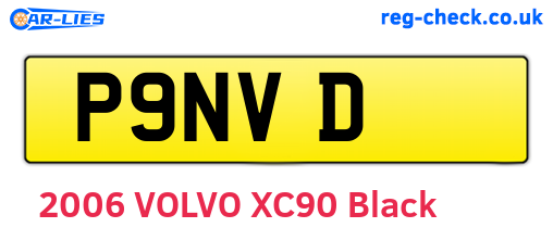P9NVD are the vehicle registration plates.