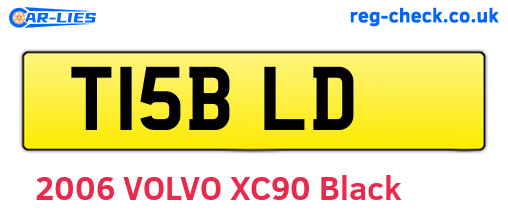 T15BLD are the vehicle registration plates.
