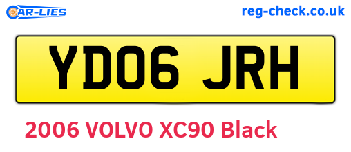 YD06JRH are the vehicle registration plates.