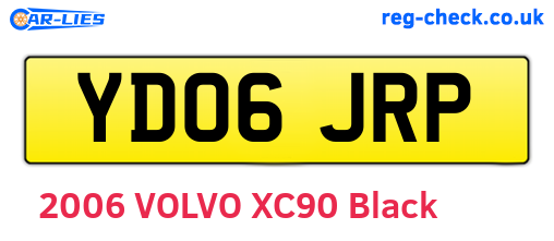 YD06JRP are the vehicle registration plates.
