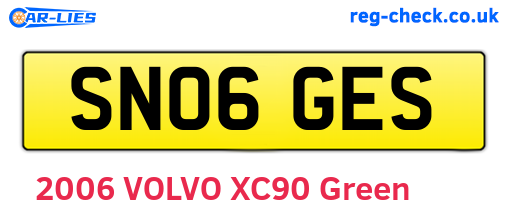 SN06GES are the vehicle registration plates.