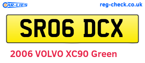 SR06DCX are the vehicle registration plates.