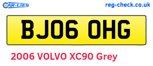 BJ06OHG are the vehicle registration plates.