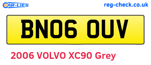 BN06OUV are the vehicle registration plates.