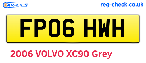 FP06HWH are the vehicle registration plates.