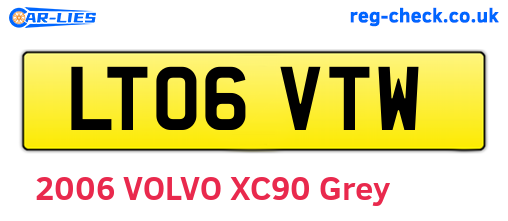 LT06VTW are the vehicle registration plates.