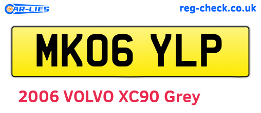 MK06YLP are the vehicle registration plates.