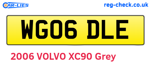 WG06DLE are the vehicle registration plates.