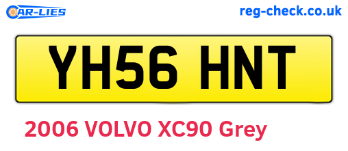 YH56HNT are the vehicle registration plates.