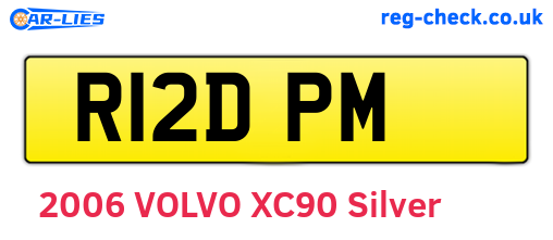 R12DPM are the vehicle registration plates.