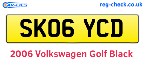 Black 2006 Volkswagen Golf (SK06YCD)
