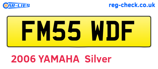 FM55WDF are the vehicle registration plates.