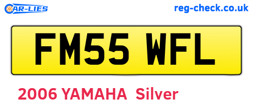 FM55WFL are the vehicle registration plates.