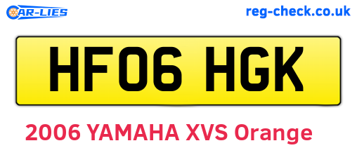 HF06HGK are the vehicle registration plates.