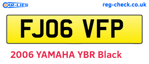 FJ06VFP are the vehicle registration plates.