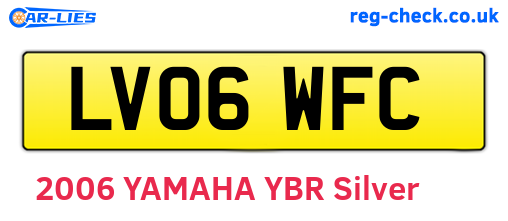 LV06WFC are the vehicle registration plates.