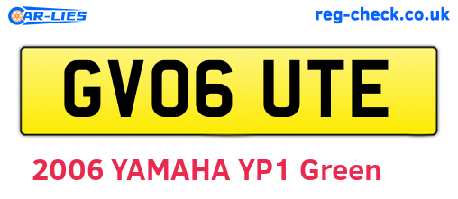 GV06UTE are the vehicle registration plates.