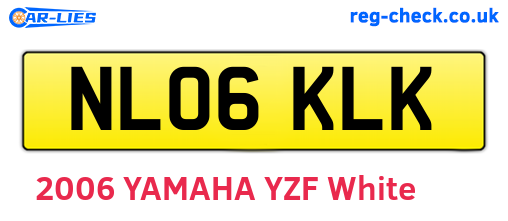 NL06KLK are the vehicle registration plates.