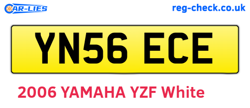 YN56ECE are the vehicle registration plates.