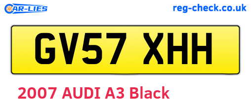 GV57XHH are the vehicle registration plates.