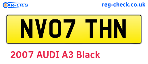 NV07THN are the vehicle registration plates.
