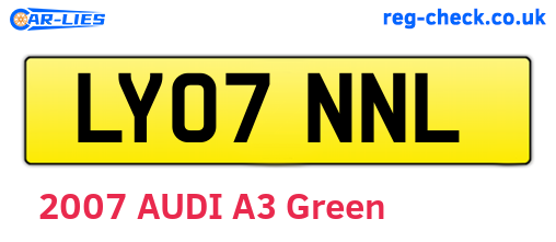 LY07NNL are the vehicle registration plates.