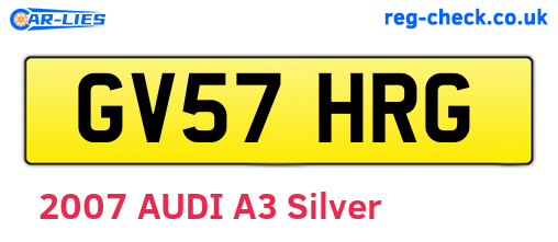 GV57HRG are the vehicle registration plates.