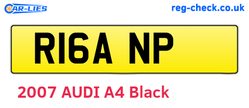 R16ANP are the vehicle registration plates.
