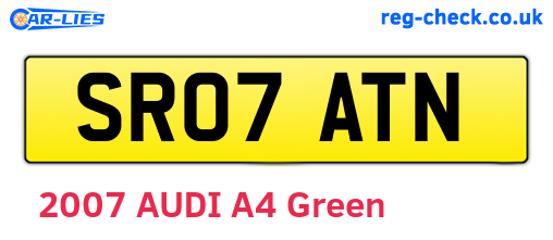 SR07ATN are the vehicle registration plates.
