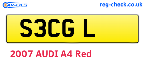 S3CGL are the vehicle registration plates.