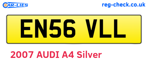 EN56VLL are the vehicle registration plates.